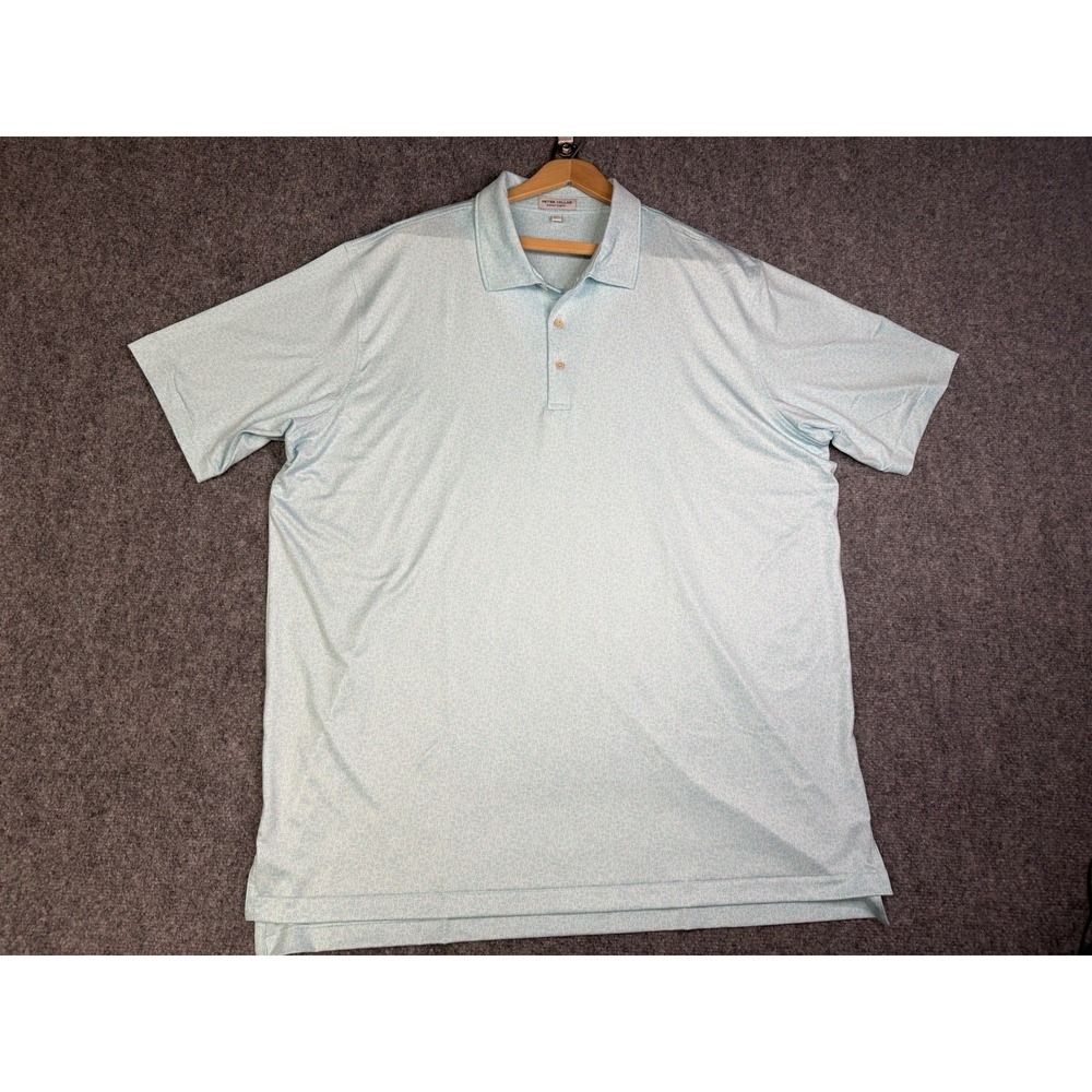Men's Peter Millar Summer Comfort Golf Polo Shirt Cocktail Liquor AOP Size XXL